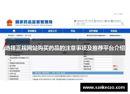 选择正规网站购买药品的注意事项及推荐平台介绍